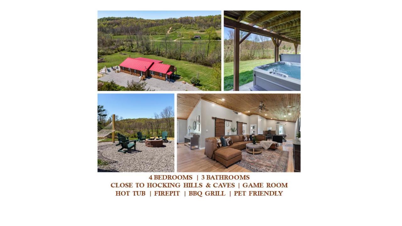 Spacious Cabin Near Hocking Hills And Caves With Hot Tub And Firepit Laurelville Zewnętrze zdjęcie
